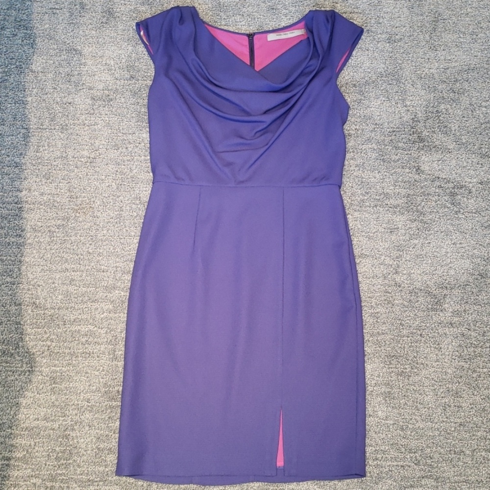 NWT, Marc New York Lilac Ruched front dress